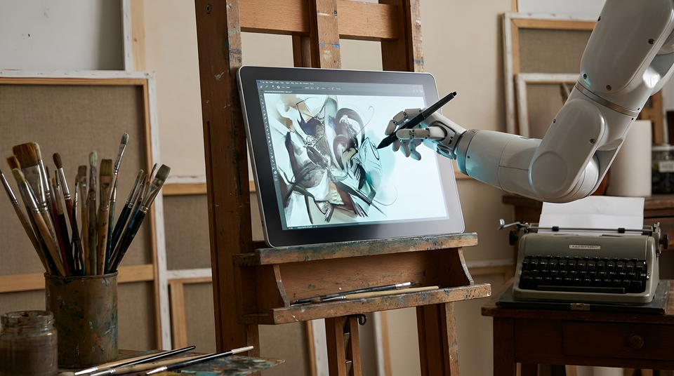 When Technology transforms from Medium to Author